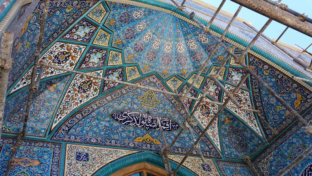 سردرب مسجد|کاشی سنتی نقش ایران 